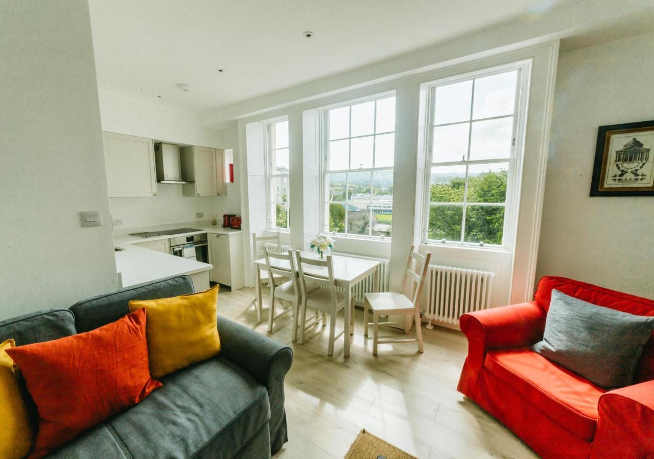 Apartamento Luxury 1 Bed Flat, Spectacular Views Of Bath Exterior foto